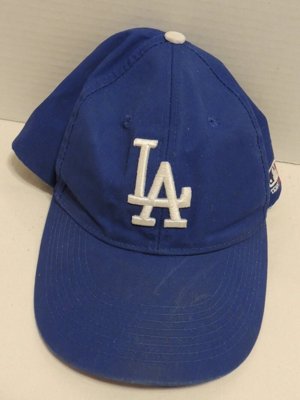 LA Dodgers Hat MLB Blue White Embroidered Fitted Outdoor Summer Camp Fire Hat
